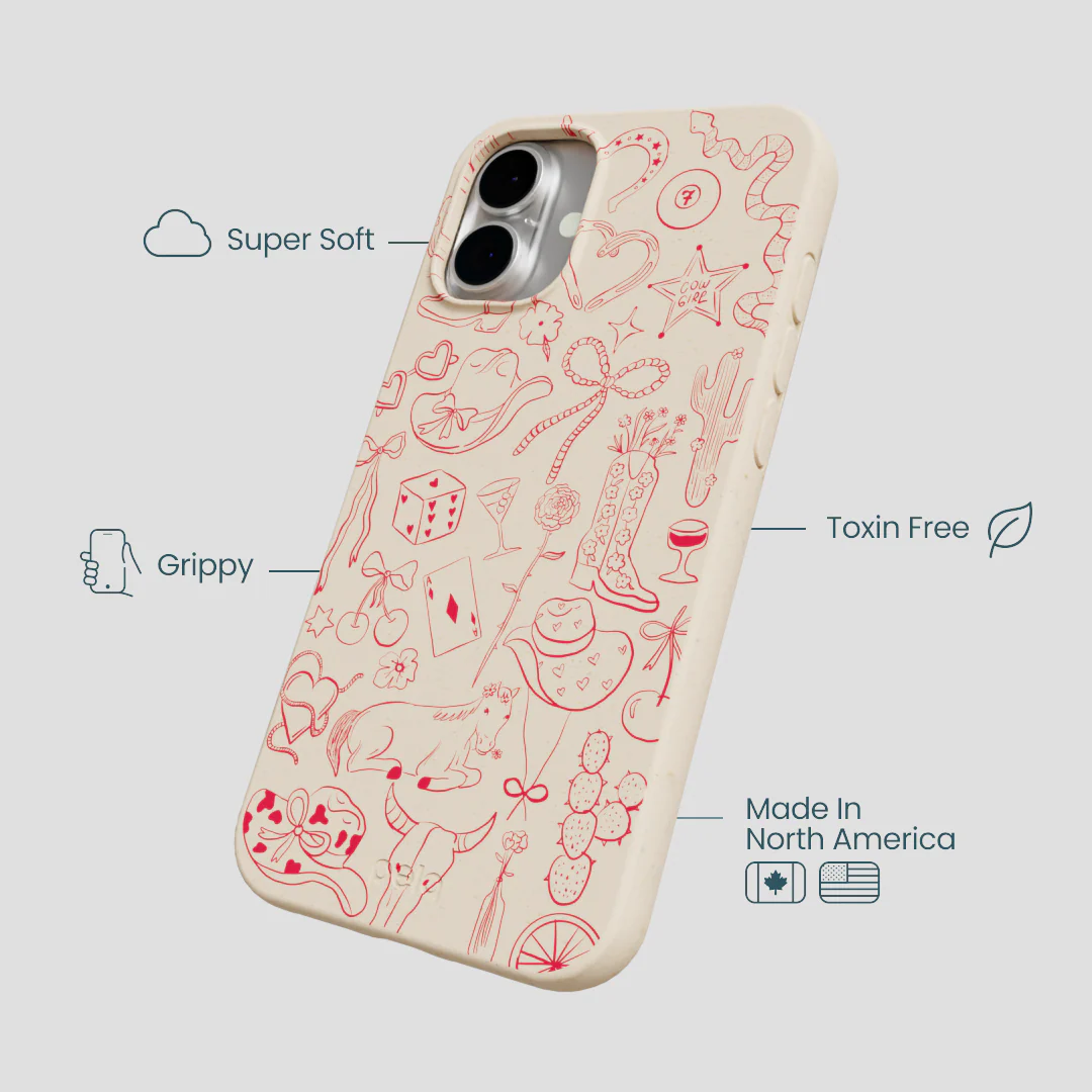Seashell Cowgirl Chic iPhone 16 Plus Case - Image 4