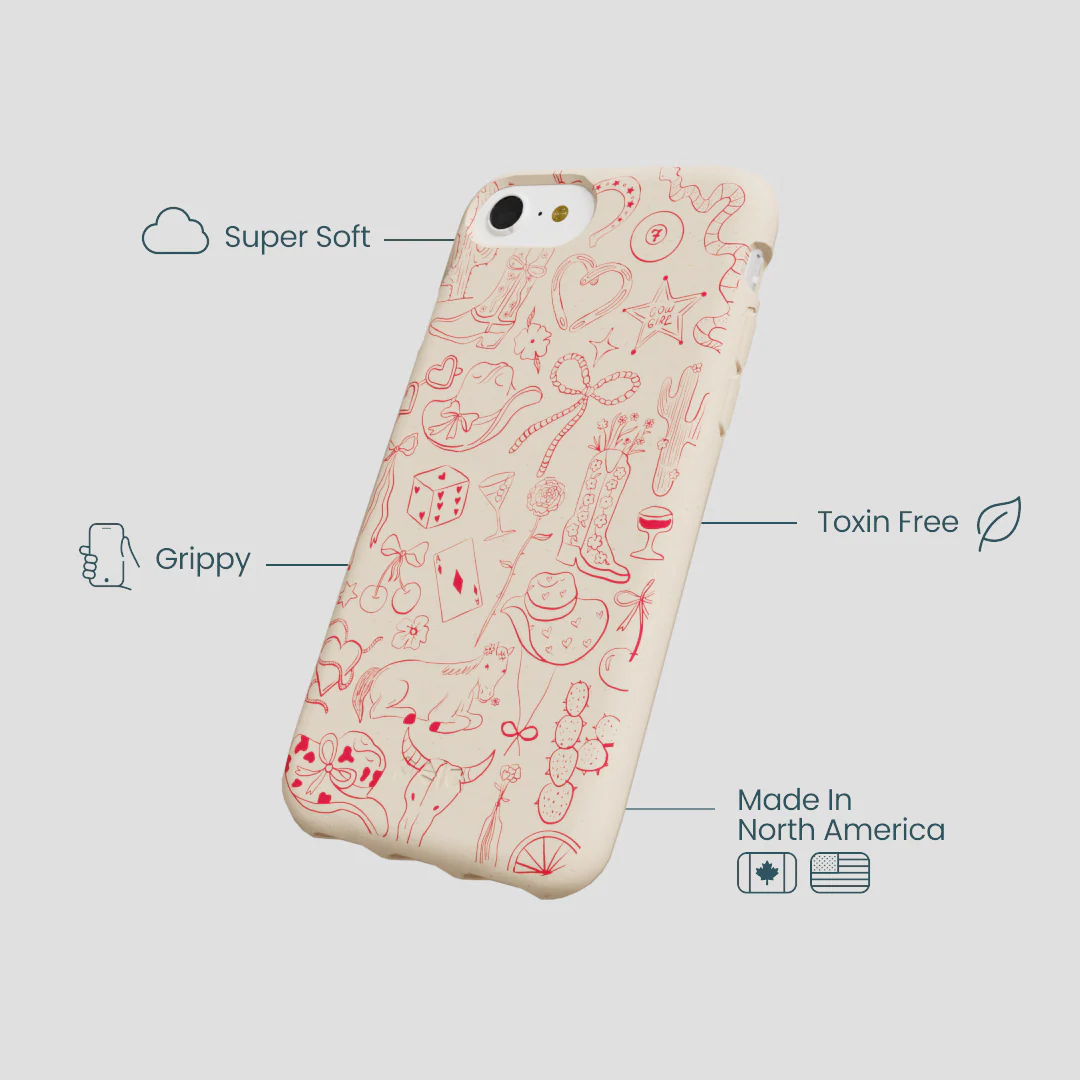 Seashell Cowgirl Chic iPhone 6/6s/7/8/SE Case - Image 4