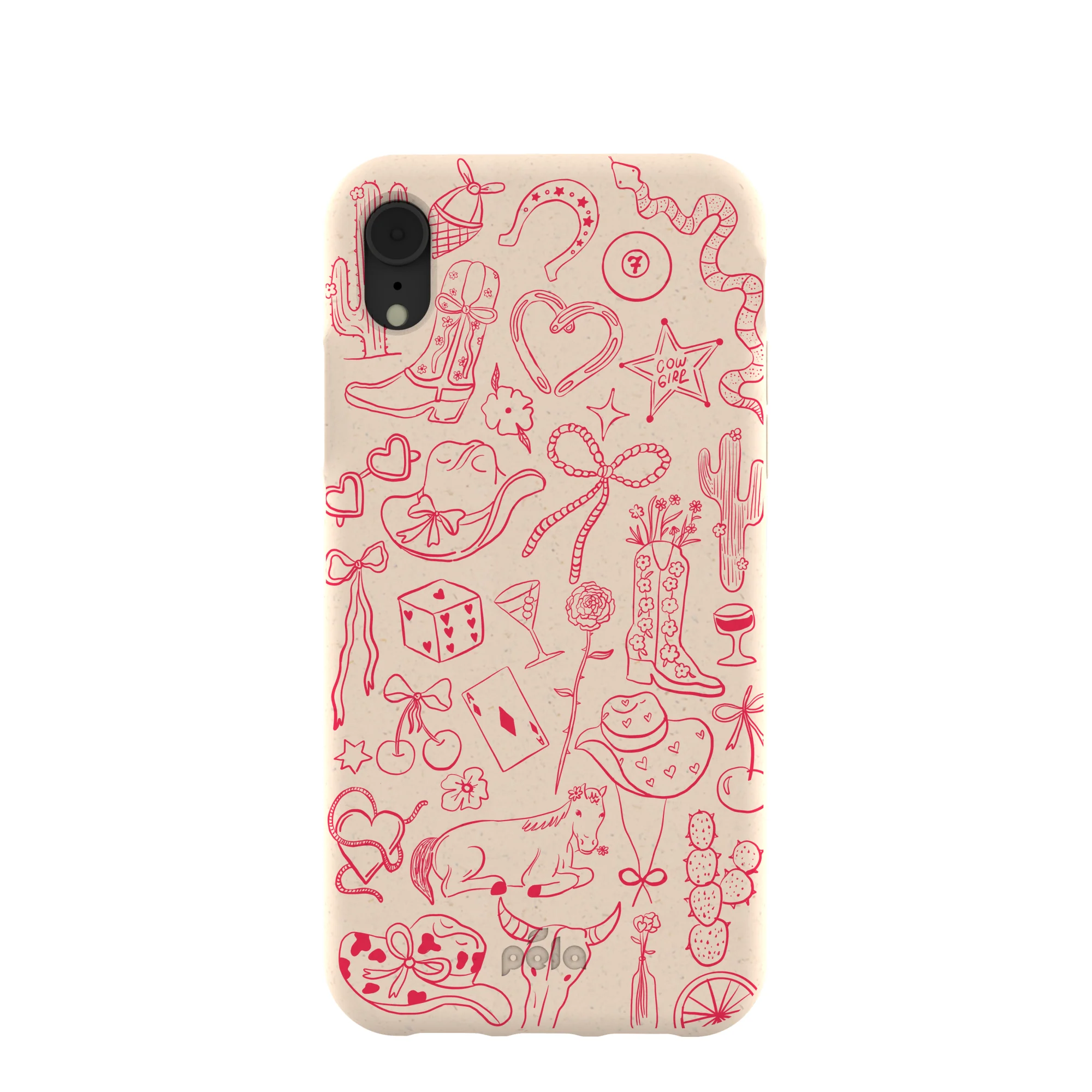 Seashell Cowgirl Chic iPhone XR Case