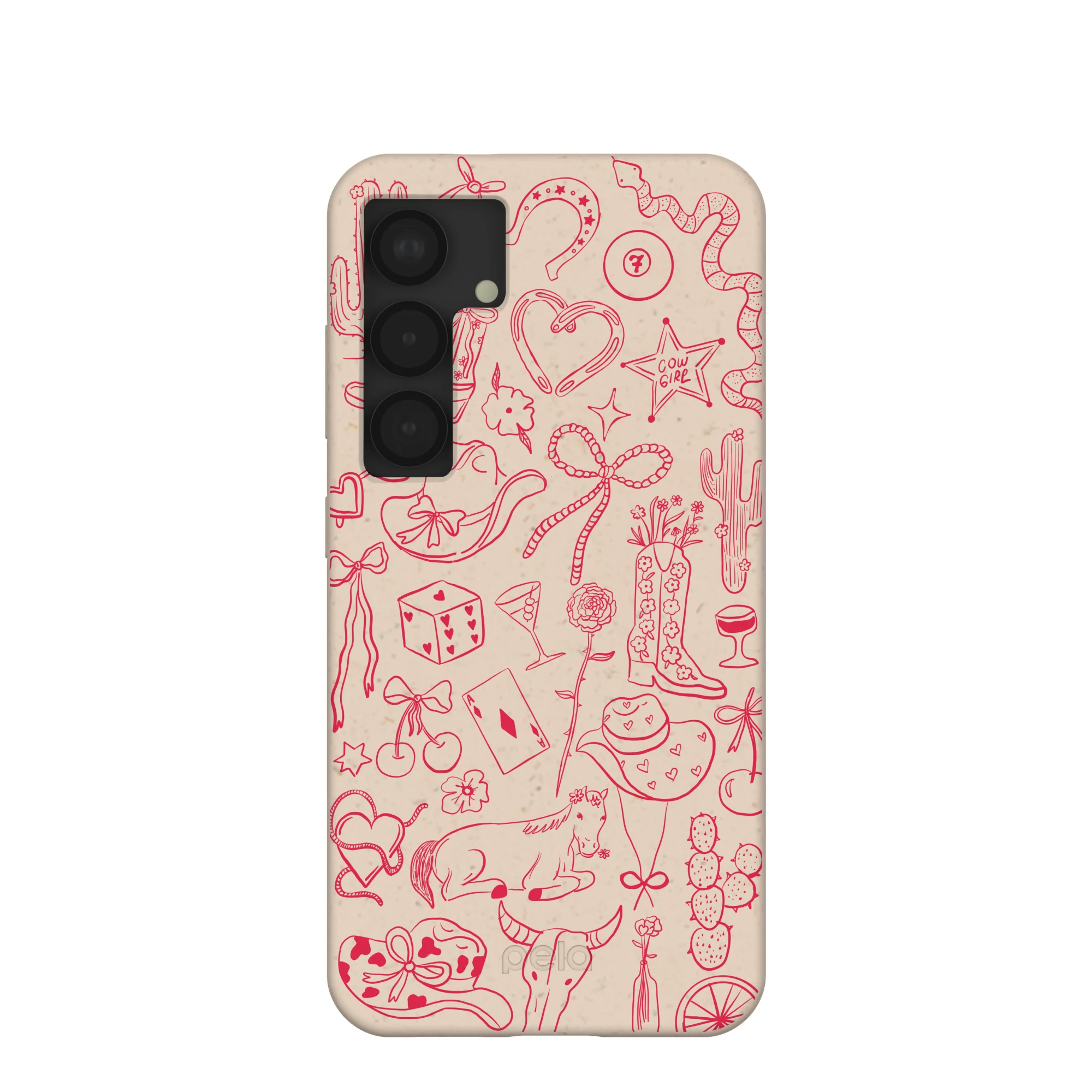 Seashell Cowgirl Chic Samsung Galaxy S25 Case