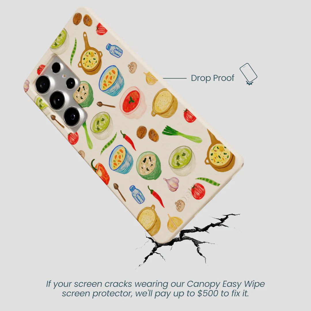 Seashell Cozy Bowls Samsung Galaxy S25 Ultra Case - Image 5
