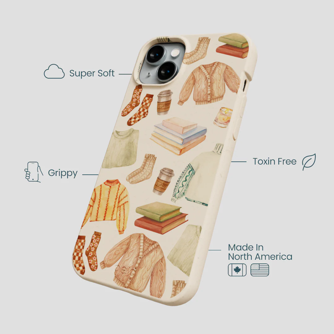 Seashell Cozy Mornings iPhone 15 Plus Case - Image 4