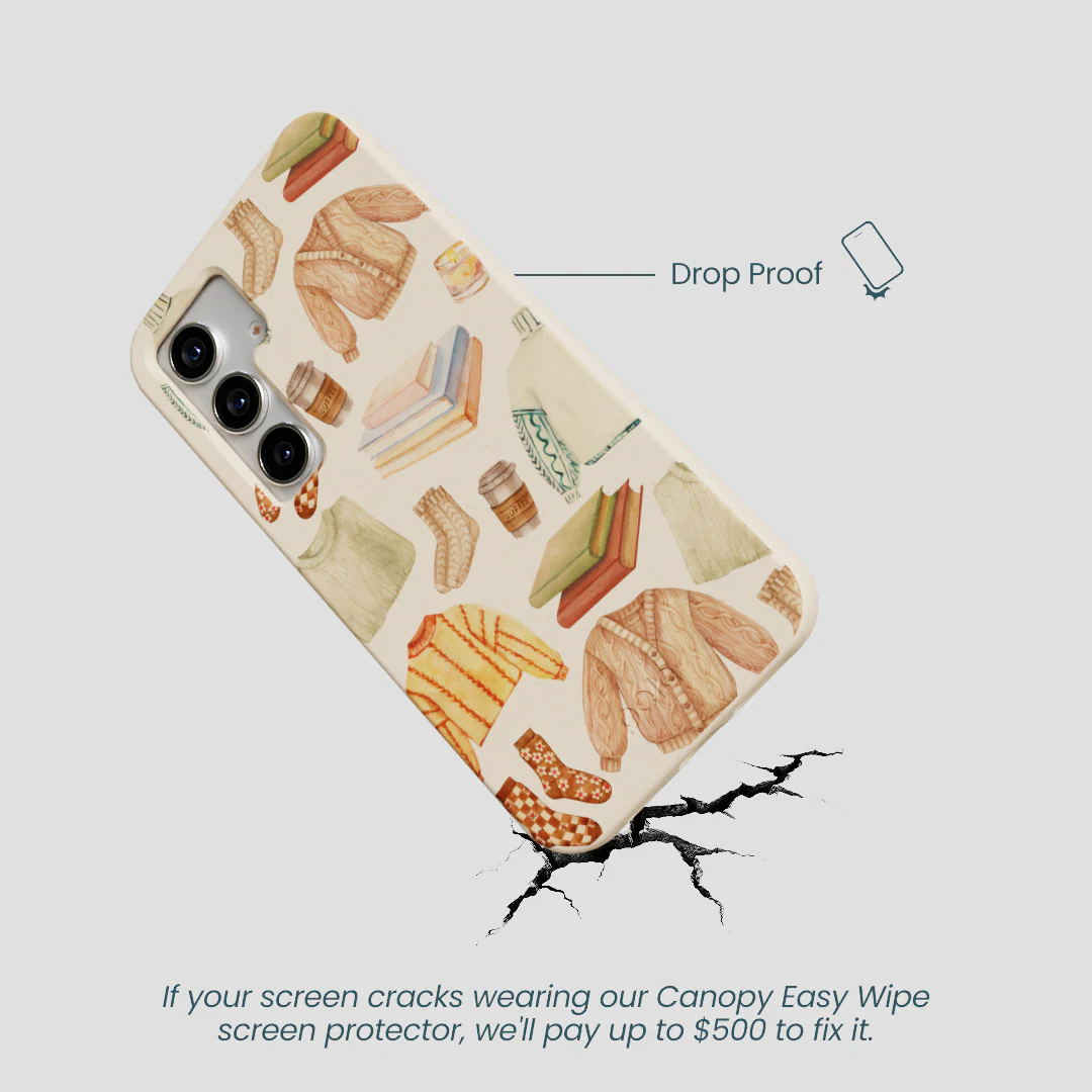 Seashell Cozy Mornings Samsung Galaxy S25 Case - Image 5