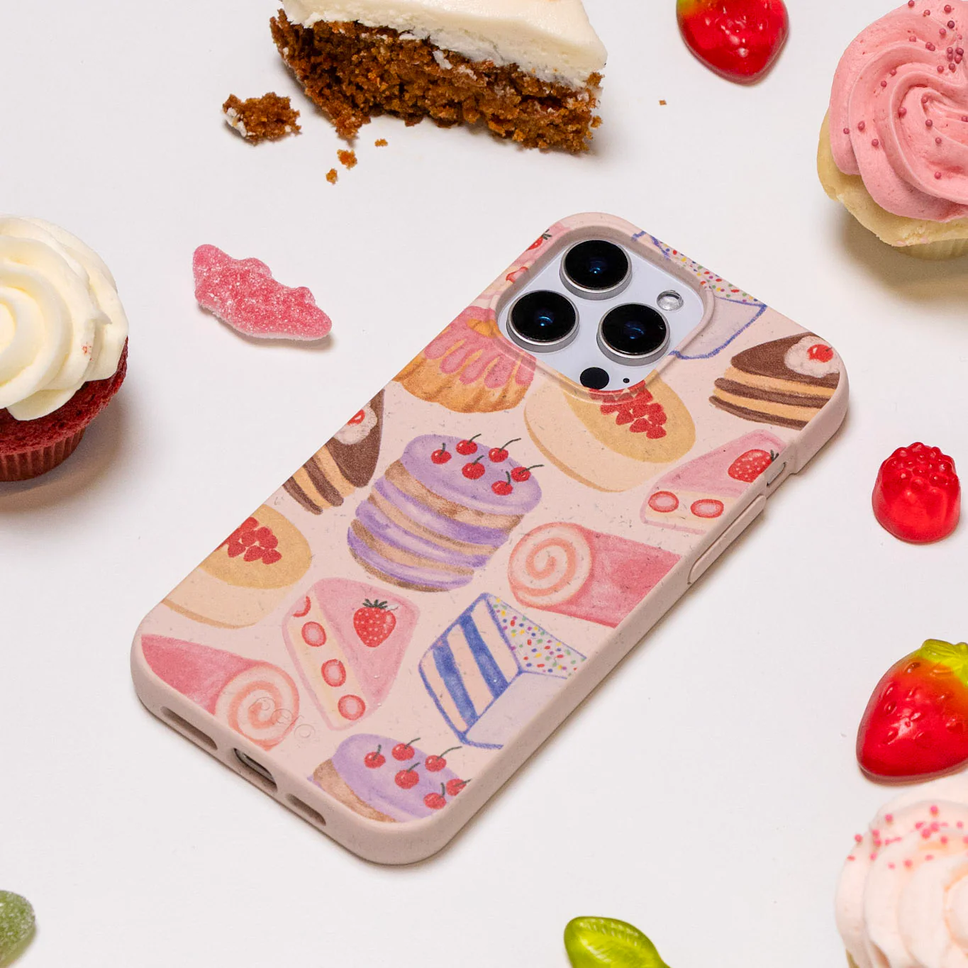 Seashell Crayon Pastries Google Pixel 8 Case - Image 2