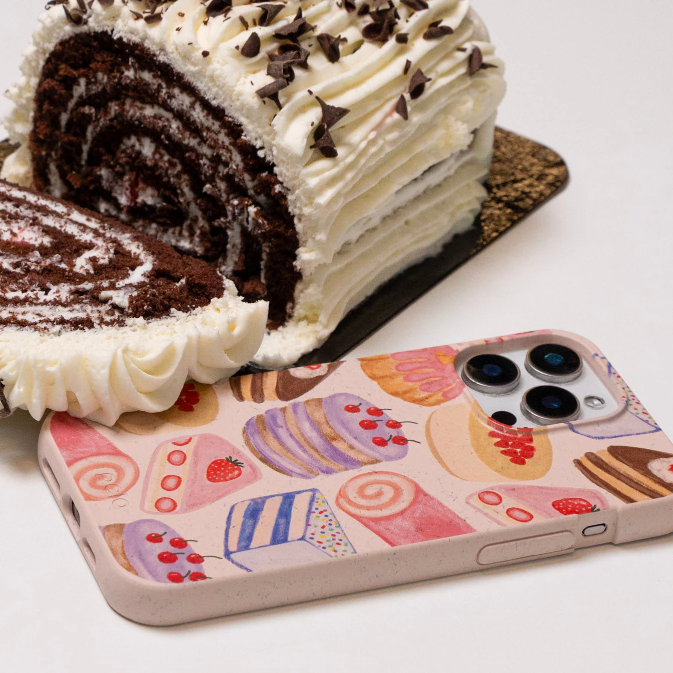 Seashell Crayon Pastries iPhone 13 Case - Image 2