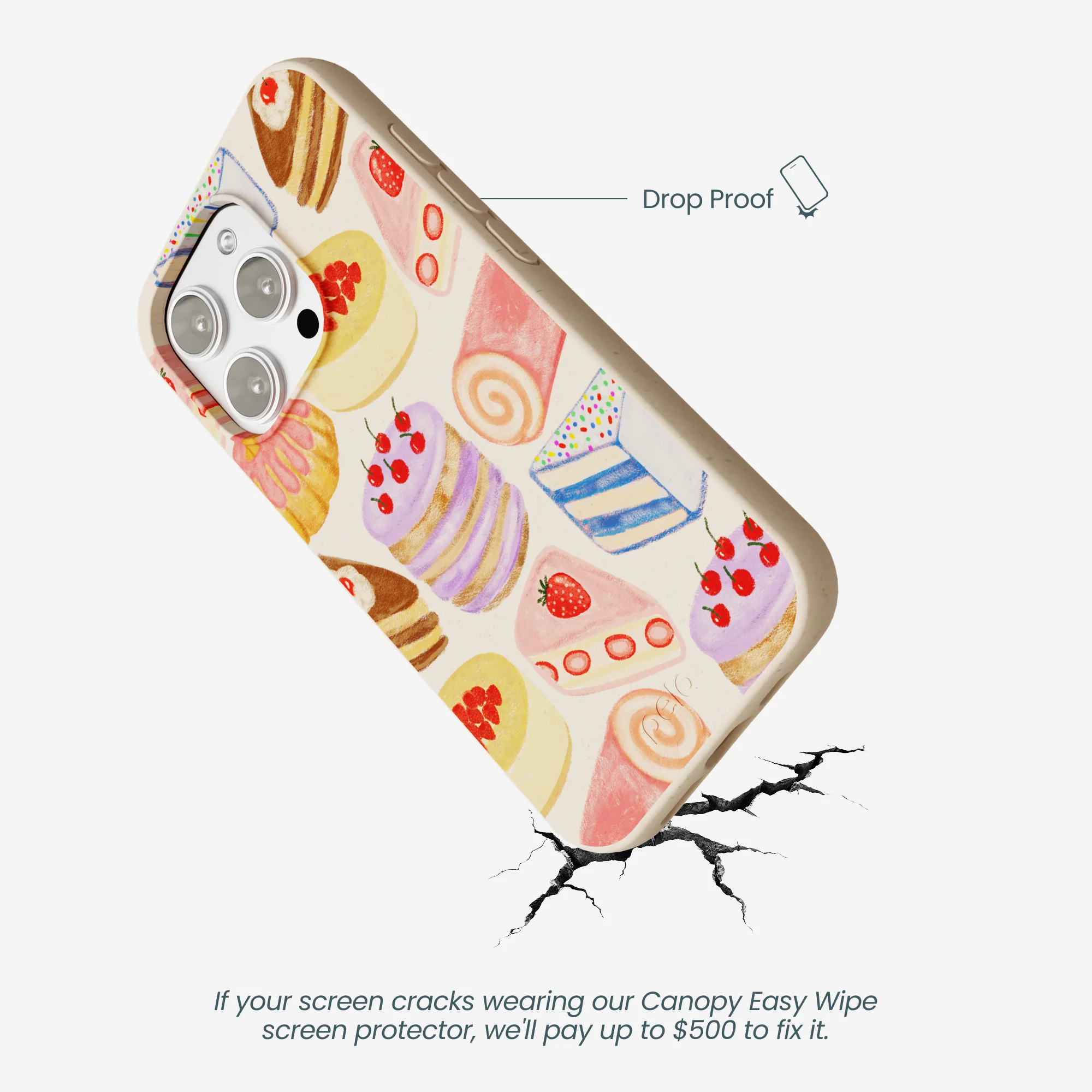Seashell Crayon Pastries iPhone 16 Pro Max Case - Image 5