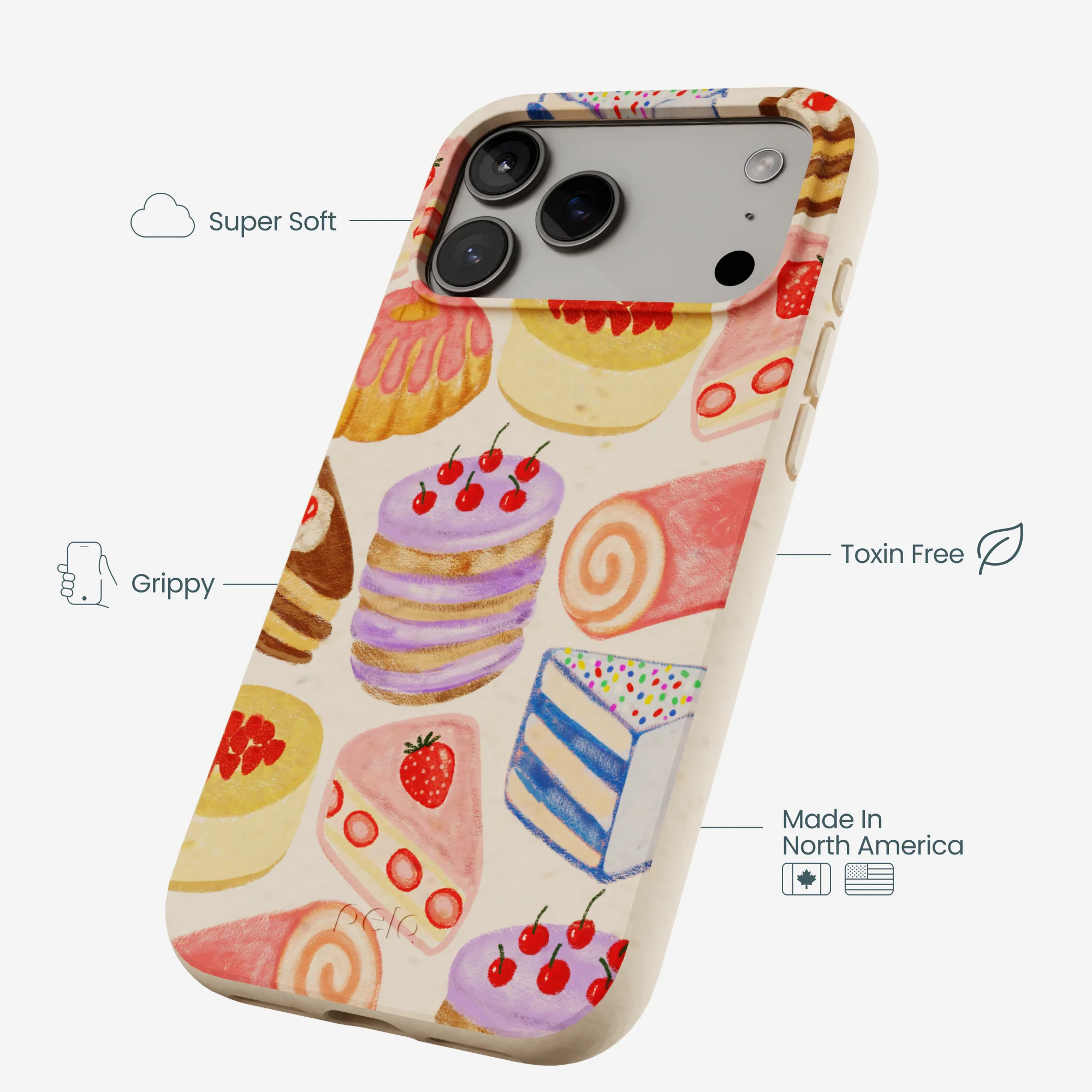 Seashell Crayon Pastries iPhone 17 Pro Max Case - Image 4