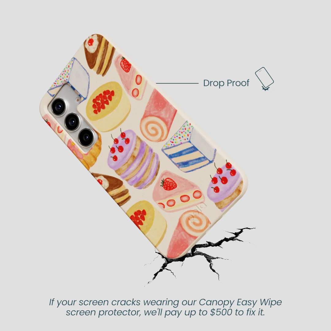 Seashell Crayon Pastries Samsung Galaxy S25 Case - Image 5