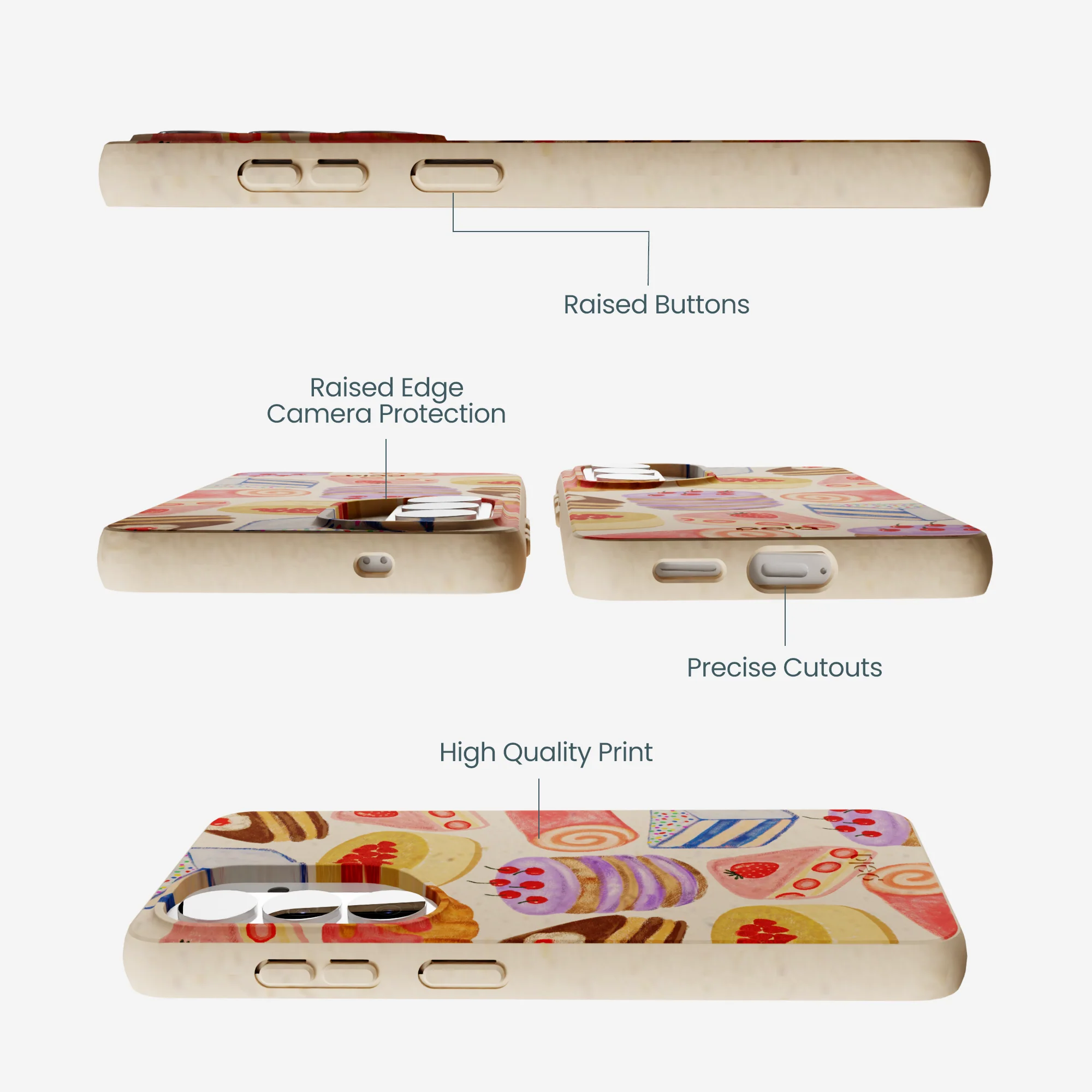 Seashell Crayon Pastries Samsung Galaxy S26 Case - Image 3