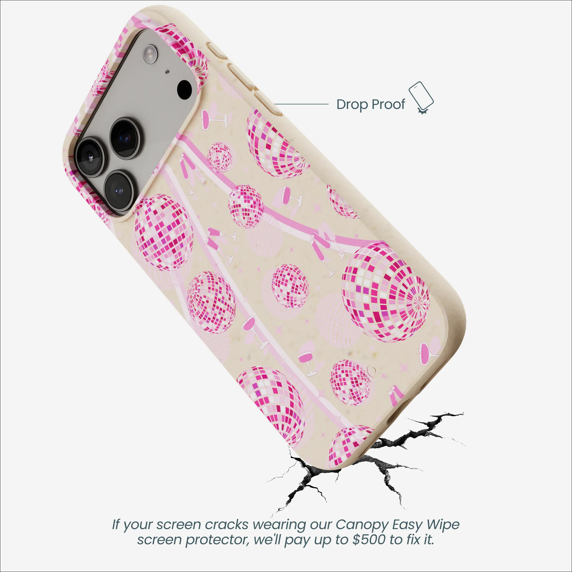 Seashell Dancing Lights iPhone 17 Pro Max Case - Image 5