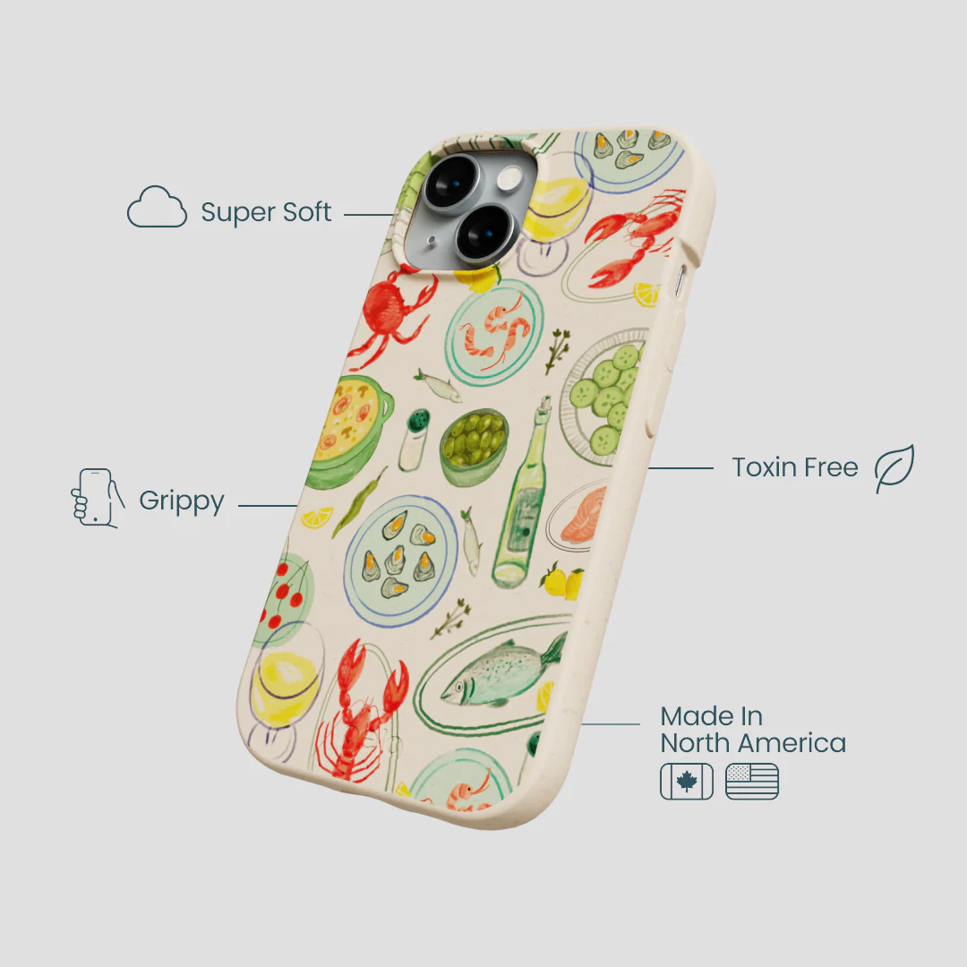 Seashell Dock and Dine iPhone 15 Case - Image 4