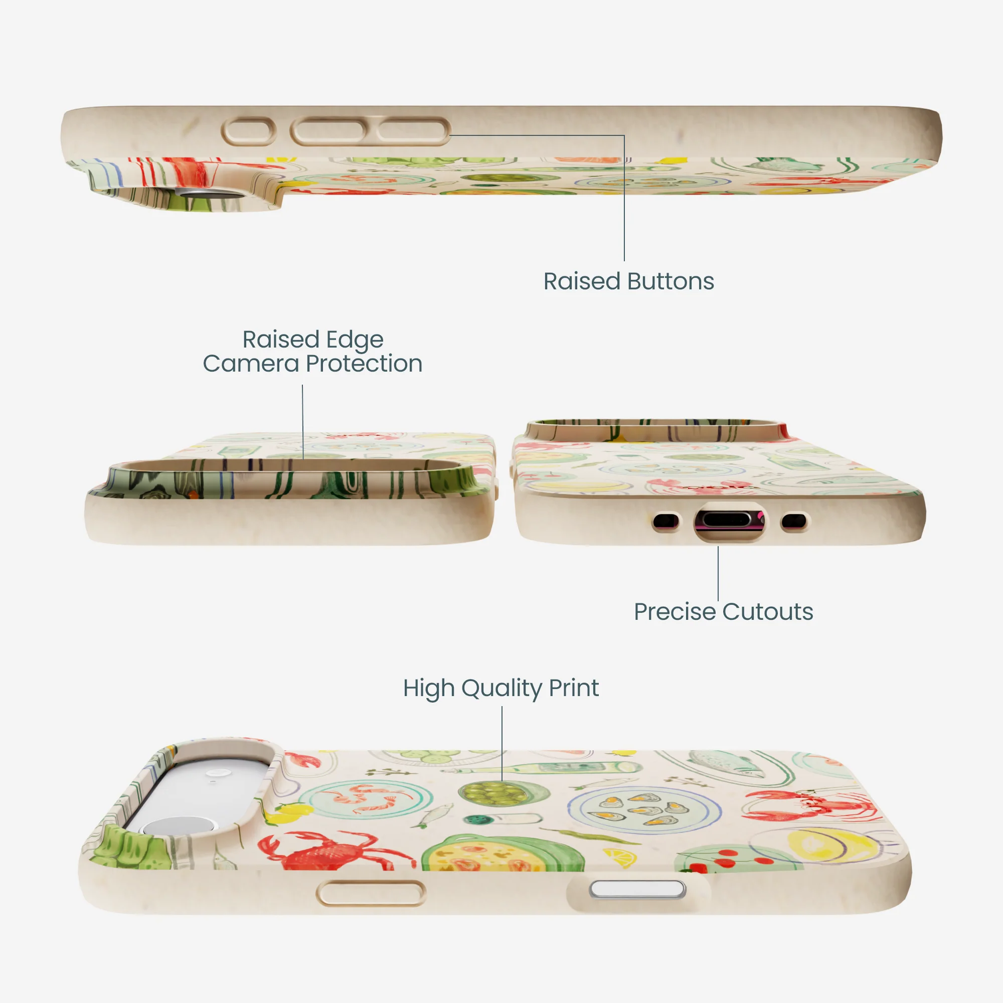 Seashell Dock and Dine iPhone Air Case - Image 3