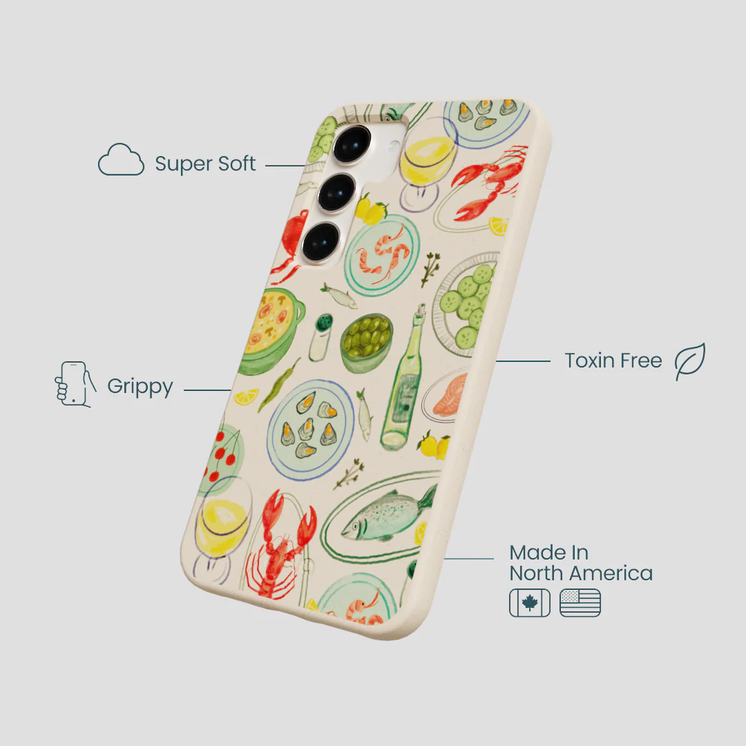 Seashell Dock and Dine Samsung Galaxy S23 Case - Image 4