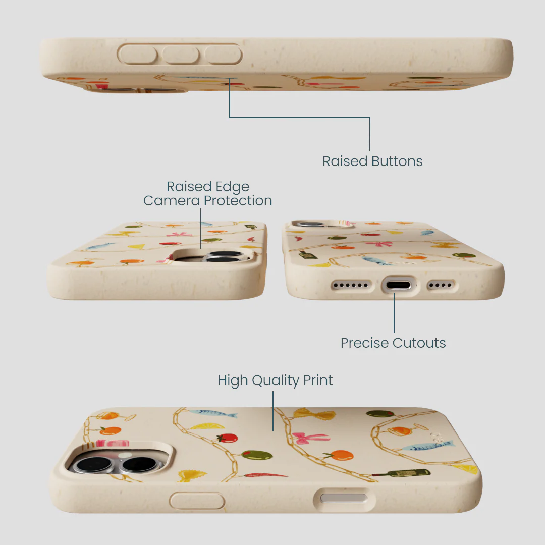 Seashell Dolce Summer iPhone 16 Plus Case - Image 3