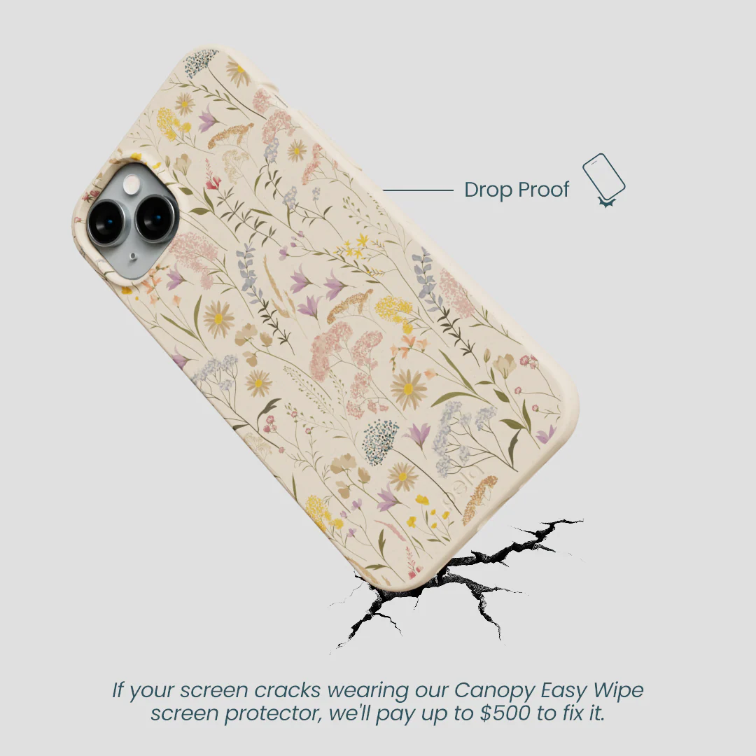Seashell Dusty Petals iPhone 14 Plus Case - Image 5