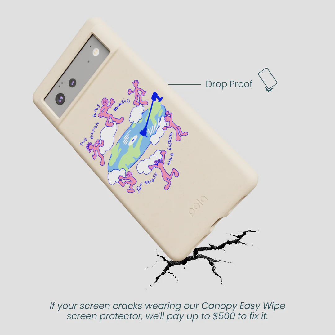 Seashell Earth Music Google Pixel 6a Case - Image 5
