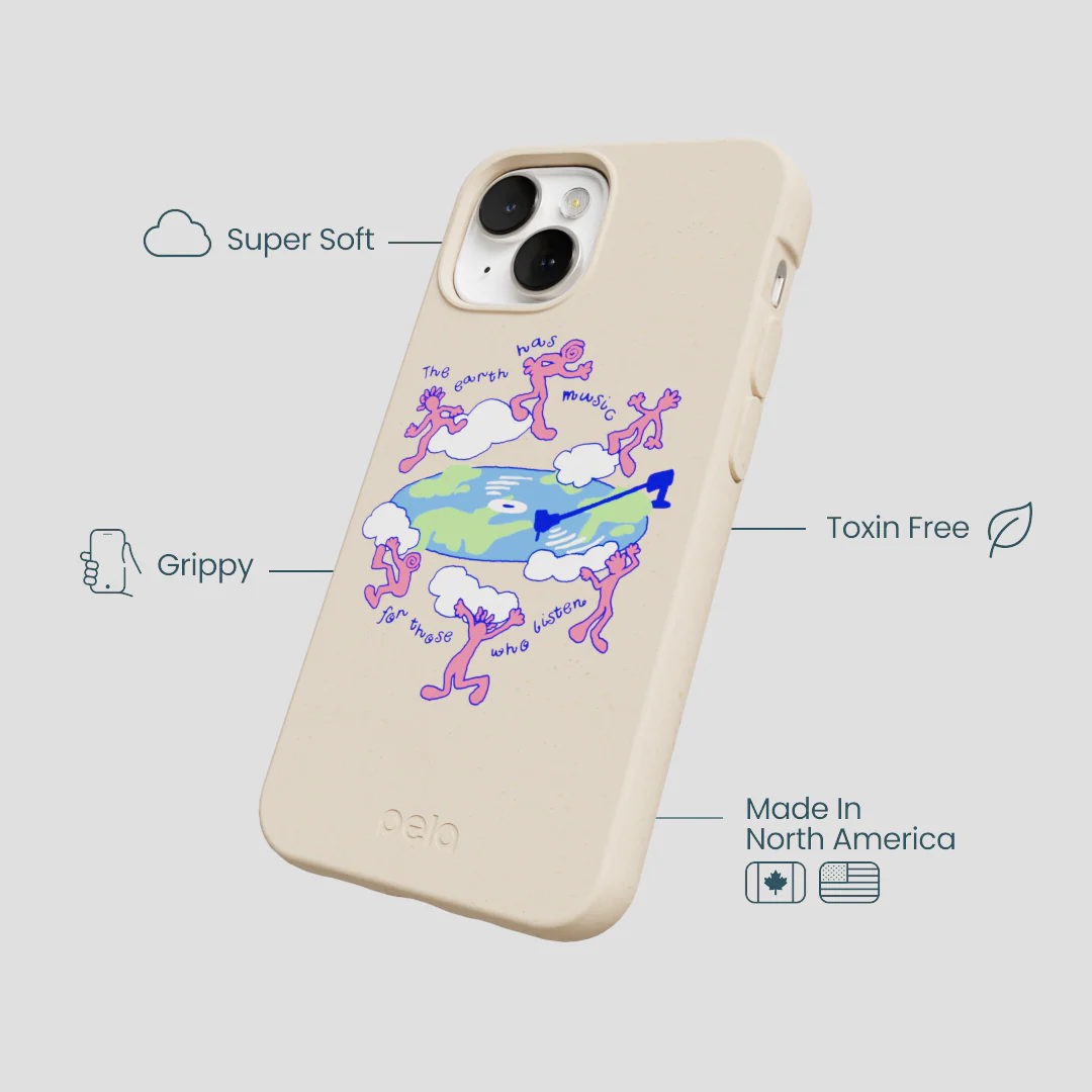 Seashell Earth Music iPhone 13 Case - Image 4