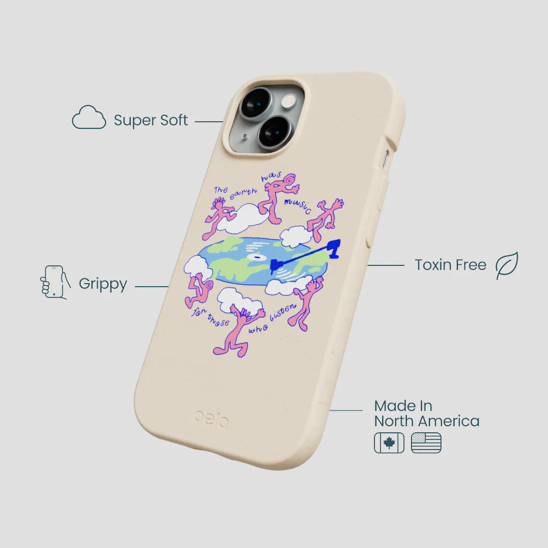 Seashell Earth Music iPhone 14 Case - Image 4