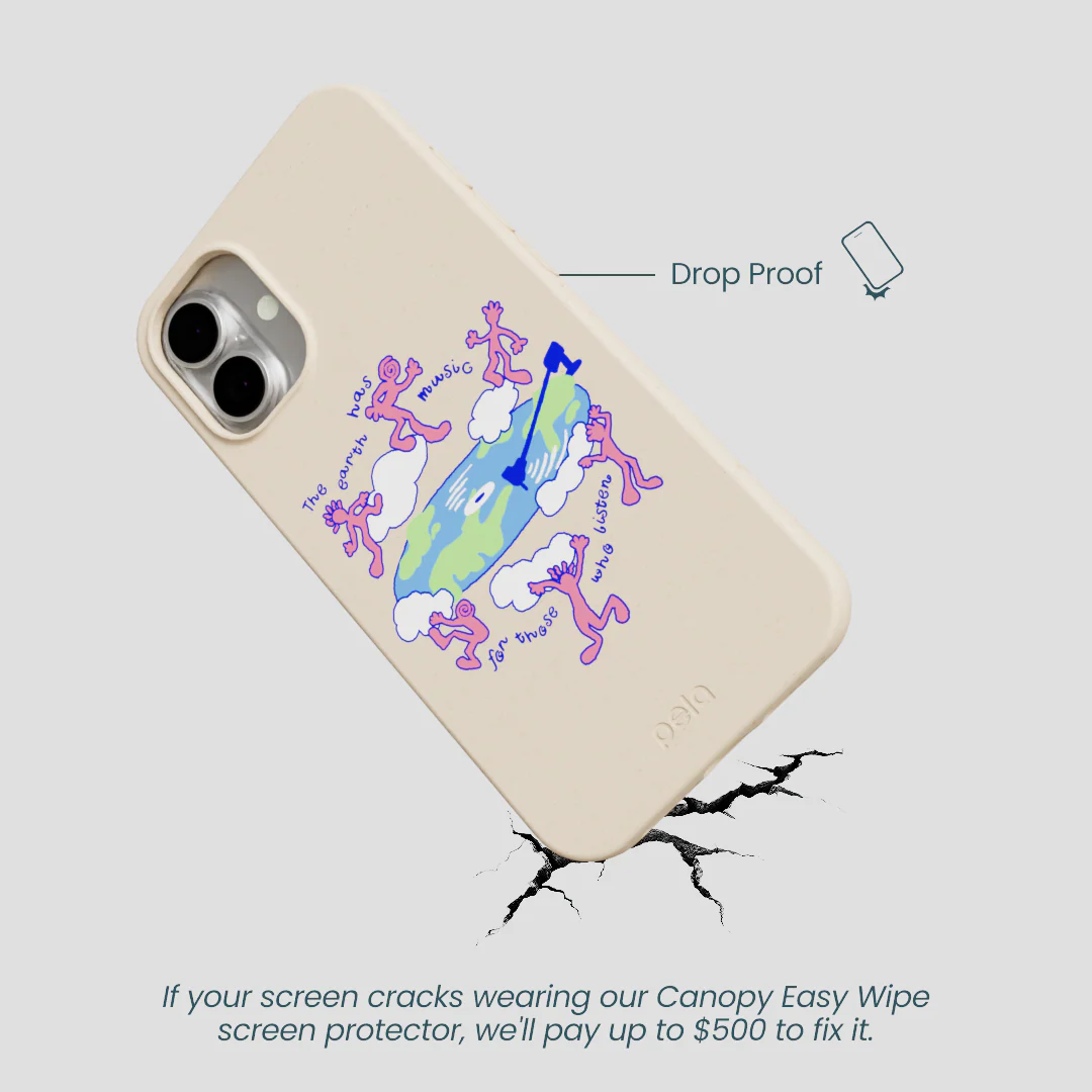 Seashell Earth Music iPhone 16 Plus Case - Image 5