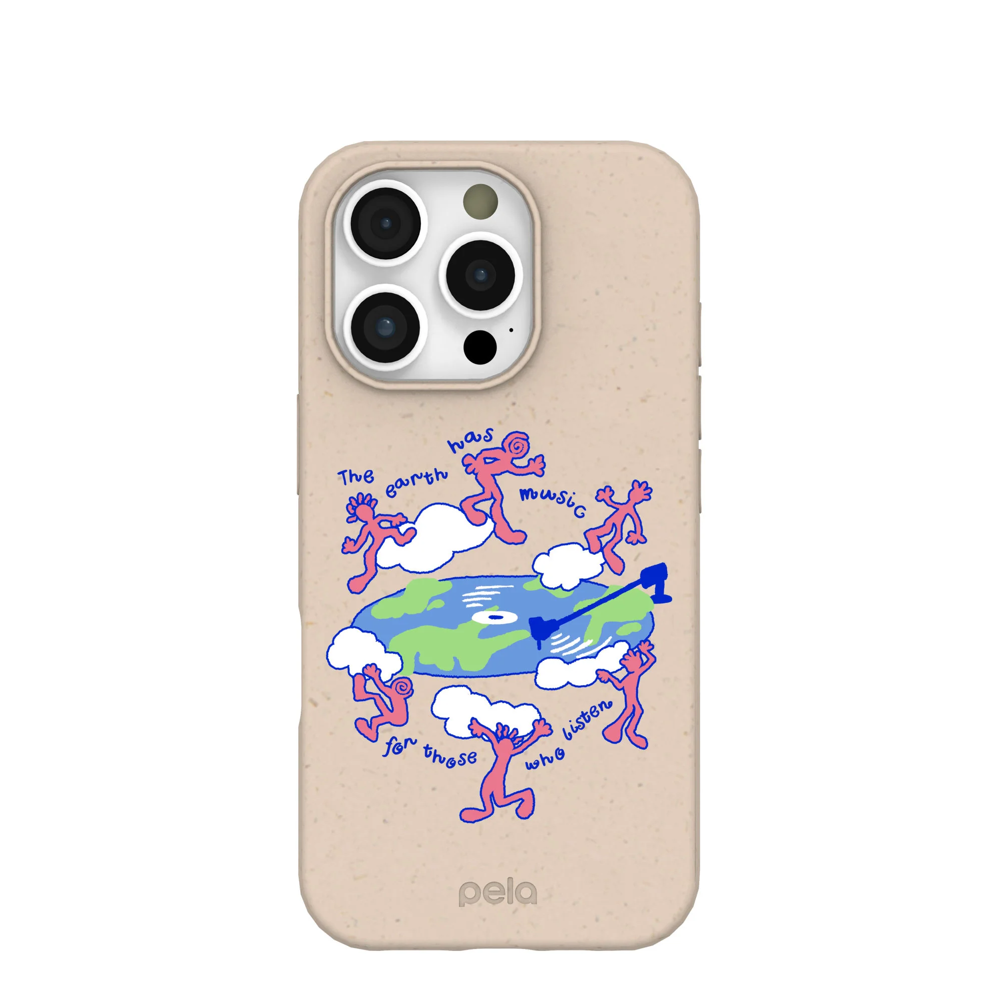 Seashell Earth Music iPhone 16 Pro Case