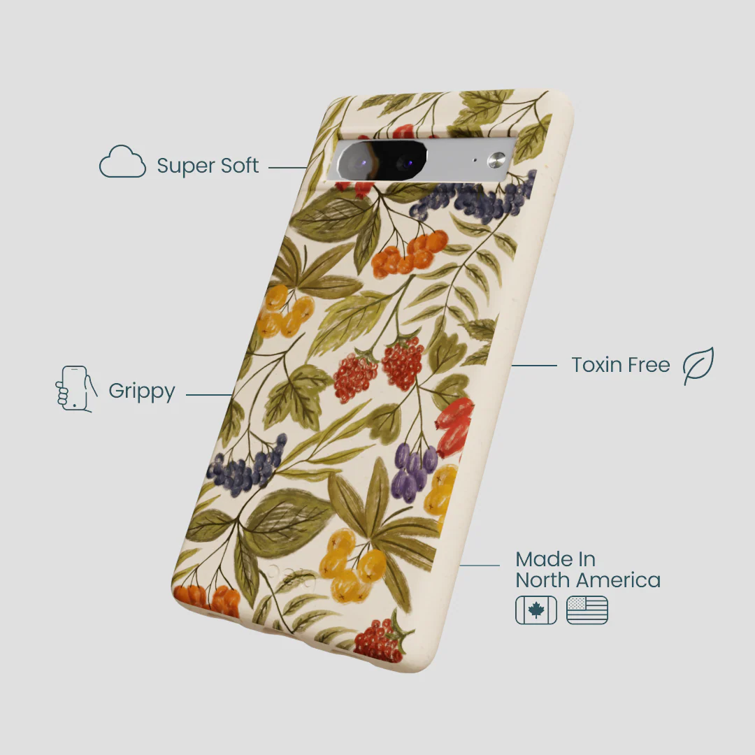 Seashell Fall Berries Google Pixel 7a Case - Image 4