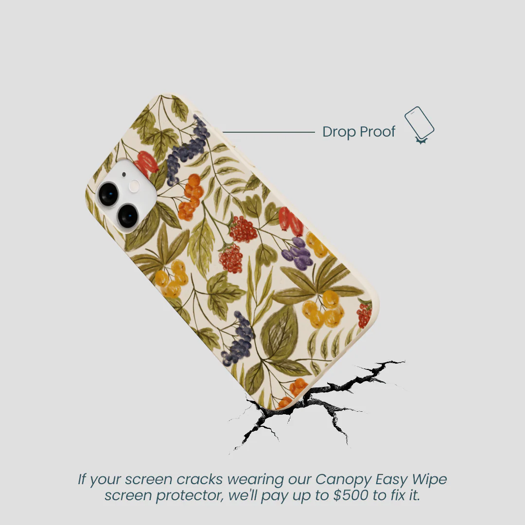 Seashell Fall Berries iPhone 12 Mini Case - Image 5