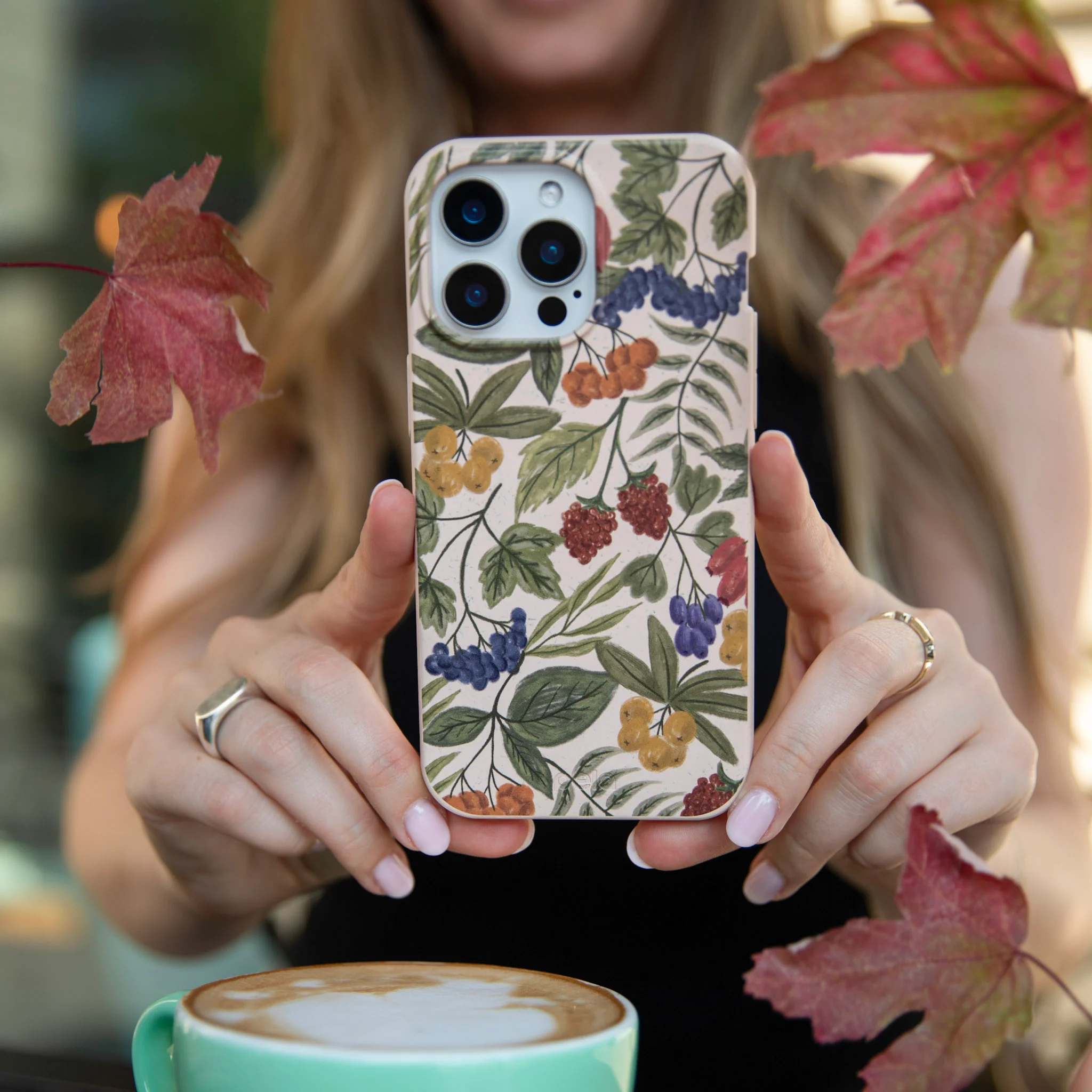 Seashell Fall Berries iPhone 12 Pro Max Case - Image 10