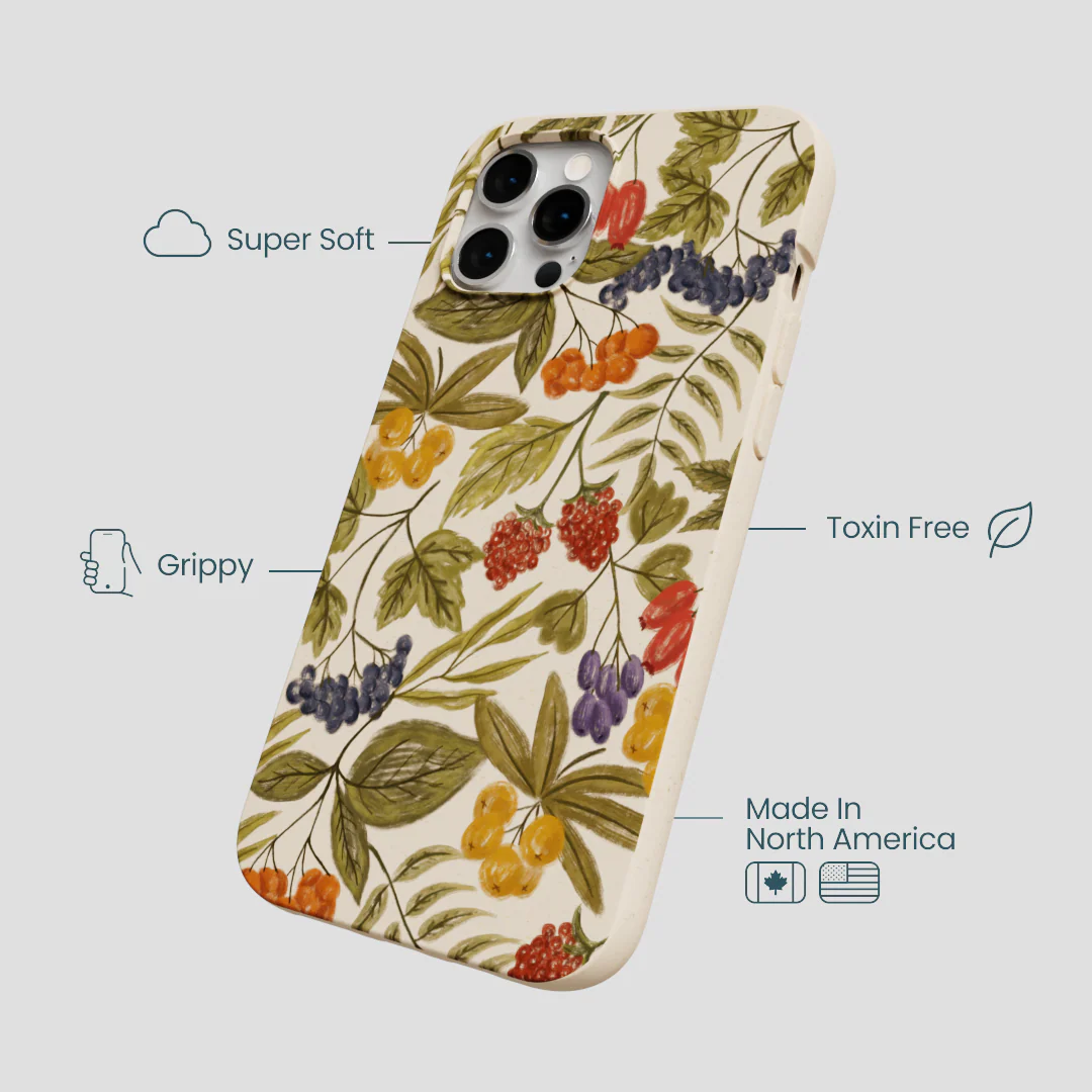 Seashell Fall Berries iPhone 12 Pro Max Case - Image 4
