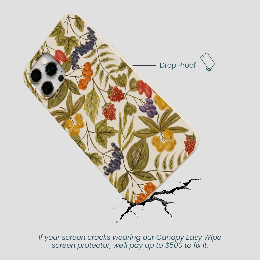 Seashell Fall Berries iPhone 12 Pro Max Case - Image 5