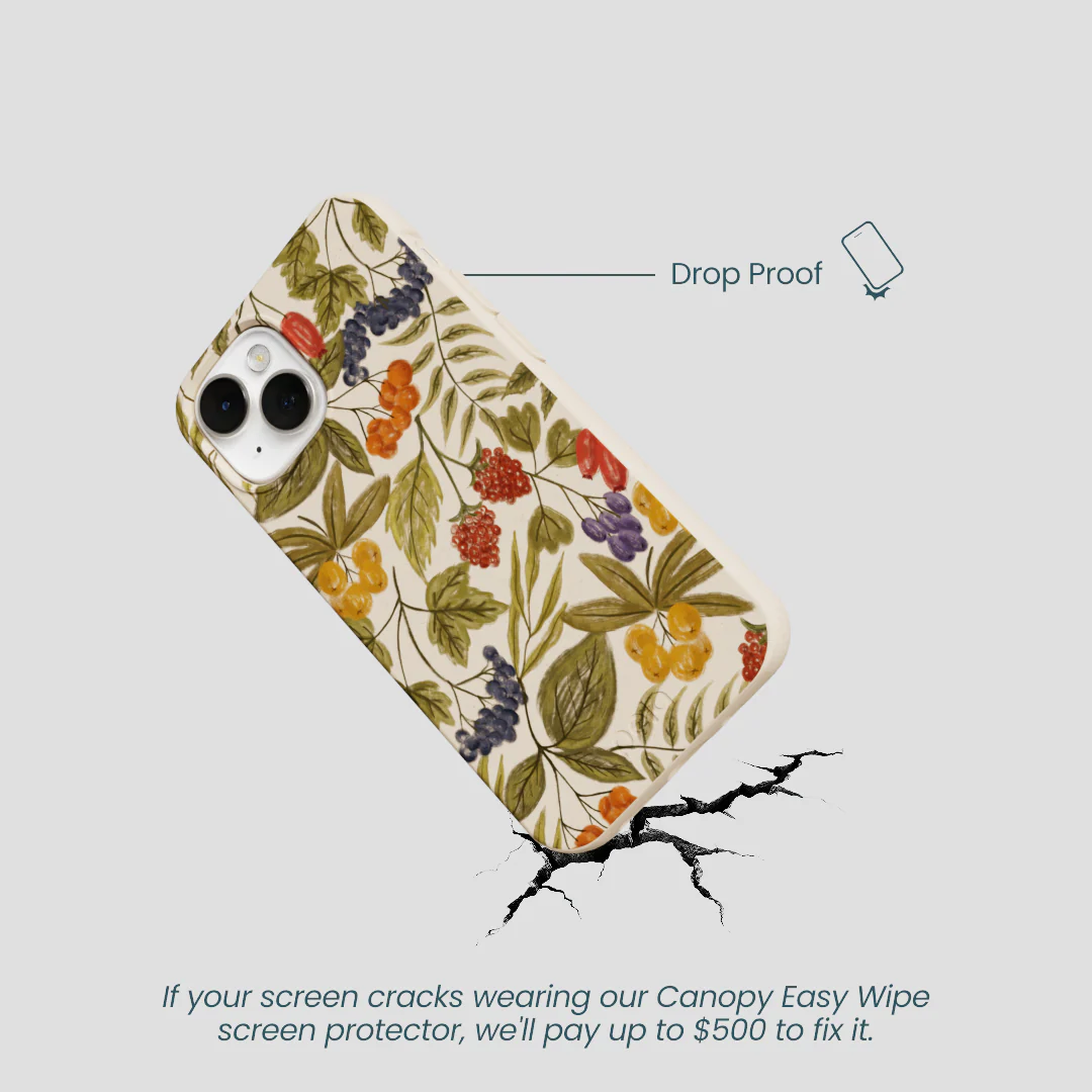 Seashell Fall Berries iPhone 13 Mini Case - Image 5