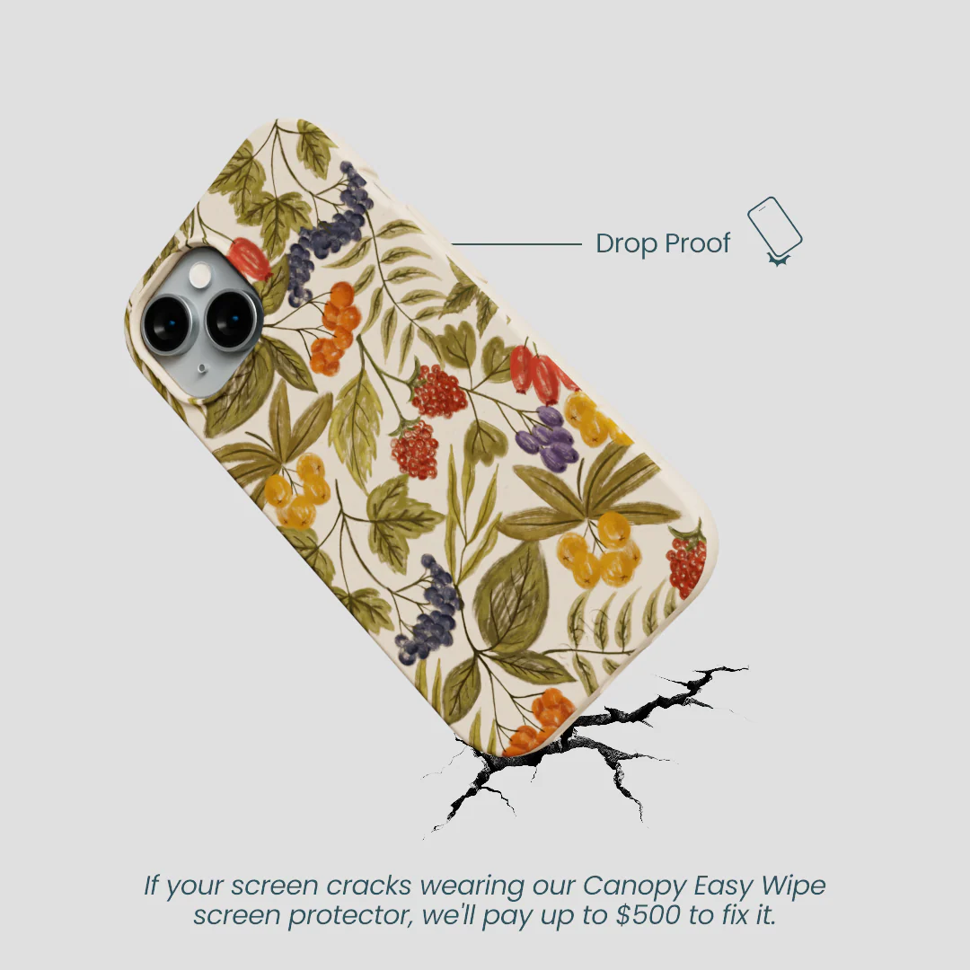 Seashell Fall Berries iPhone 14 Case - Image 5