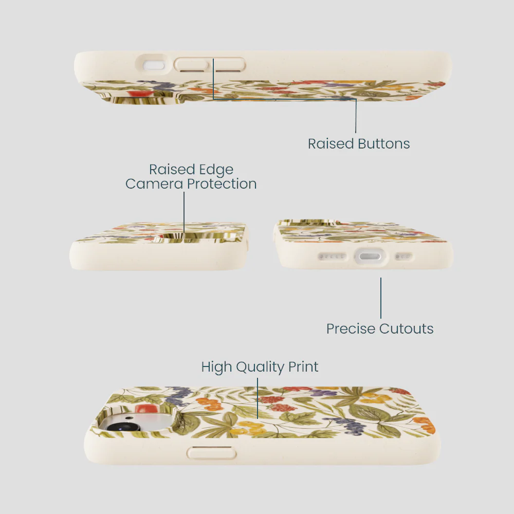 Seashell Fall Berries iPhone 16e/17e Case - Image 3