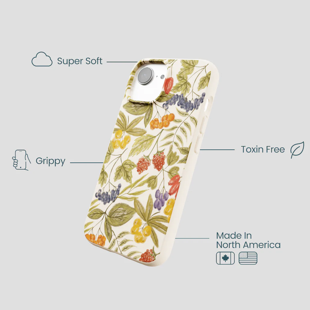 Seashell Fall Berries iPhone 16e/17e Case - Image 4