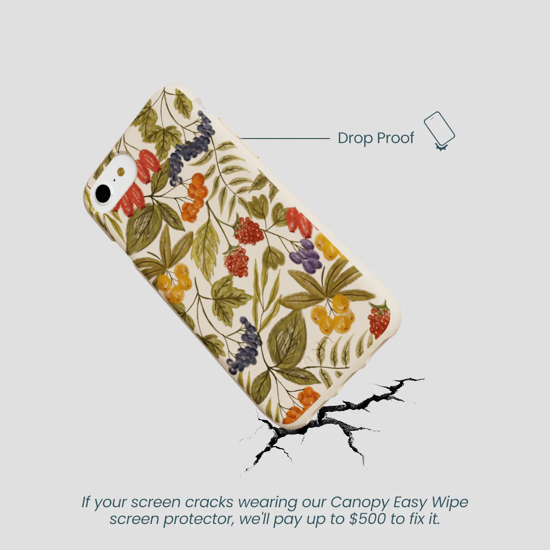 Seashell Fall Berries iPhone 6/6s/7/8/SE Case - Image 5