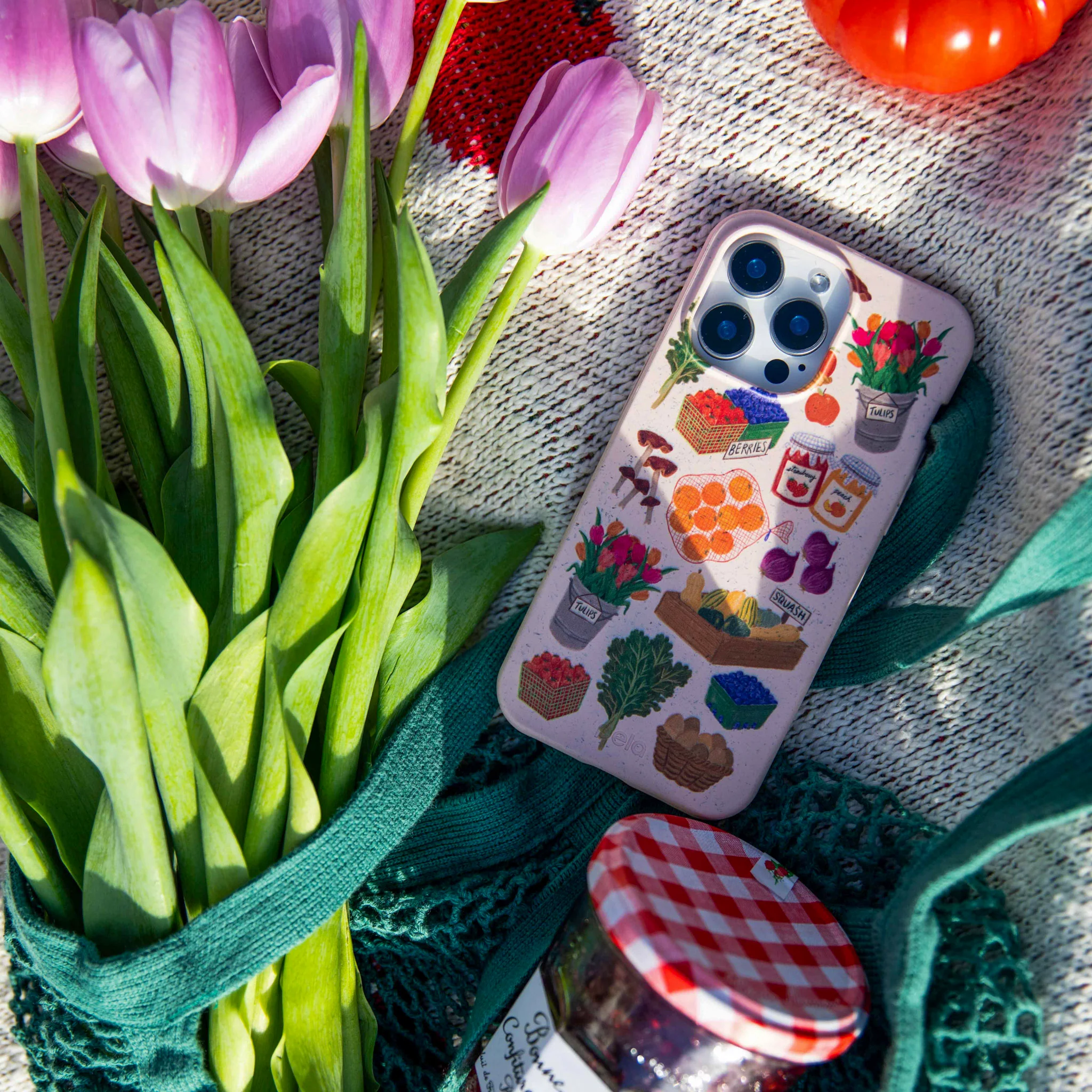 Seashell Farm Market iPhone 11 Case - Image 2