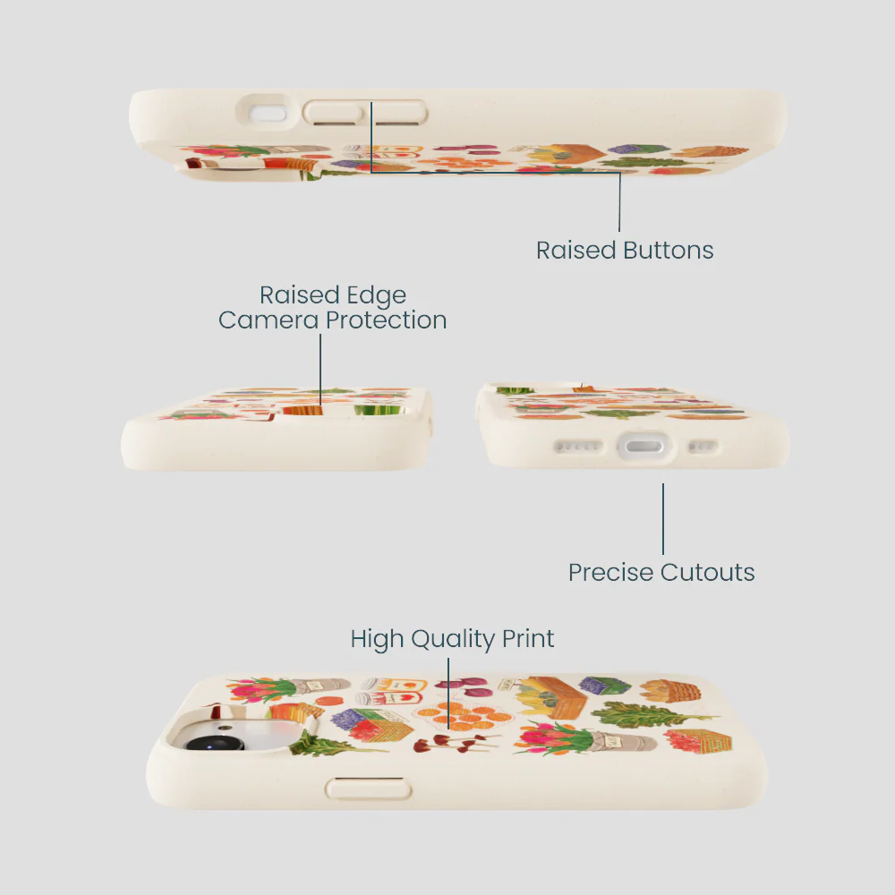 Seashell Farm Market iPhone 16e/17e Case - Image 3
