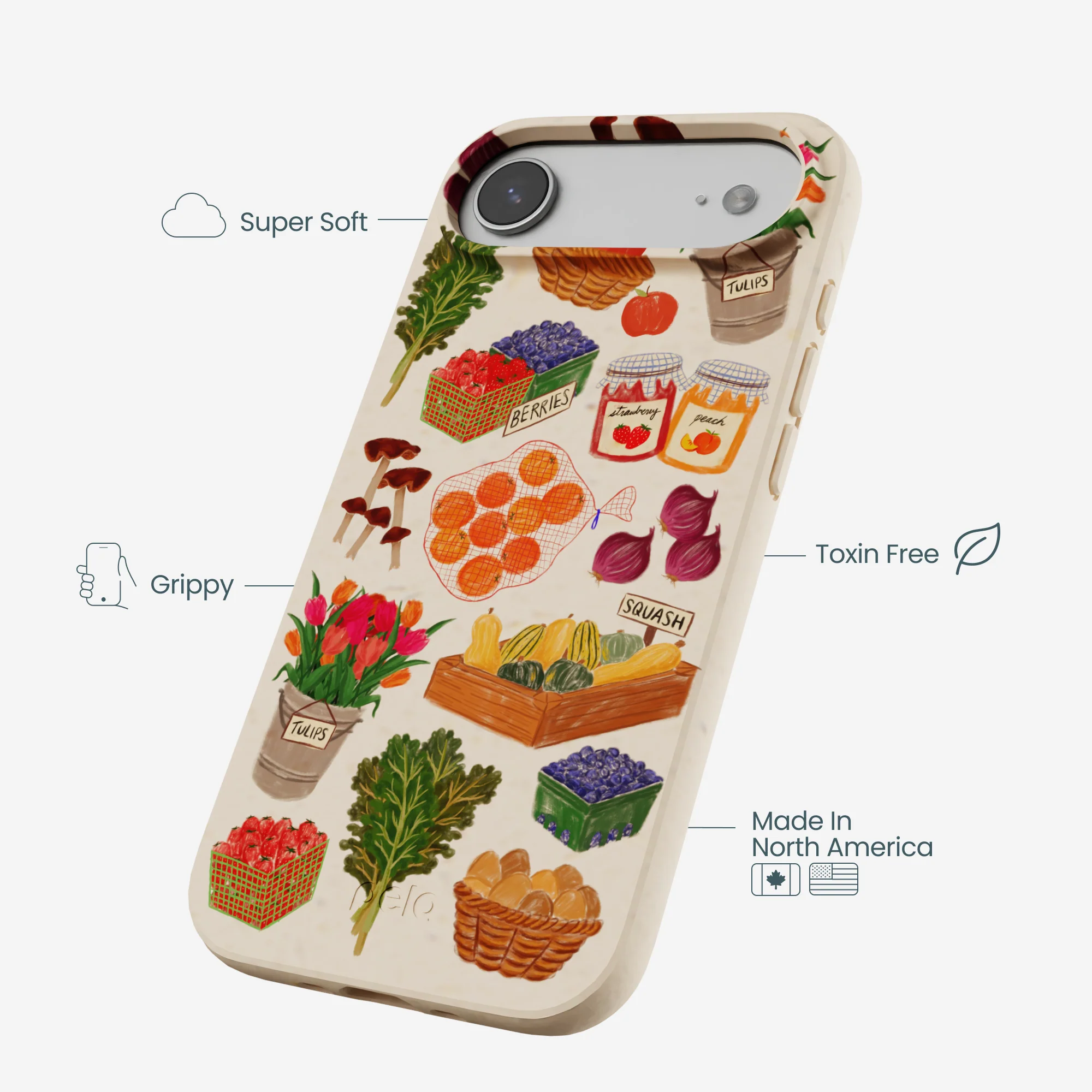Seashell Farm Market iPhone Air Case - Image 4