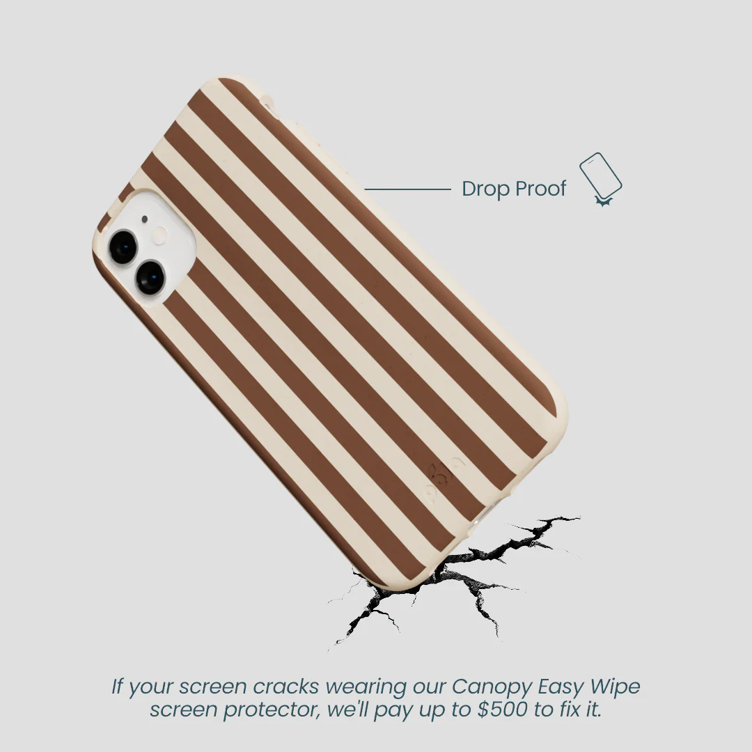 Seashell Fawn Stripes iPhone 11 Case - Image 5