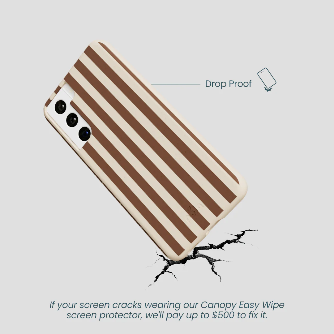 Seashell Fawn Stripes Samsung Galaxy S21 Case - Image 5