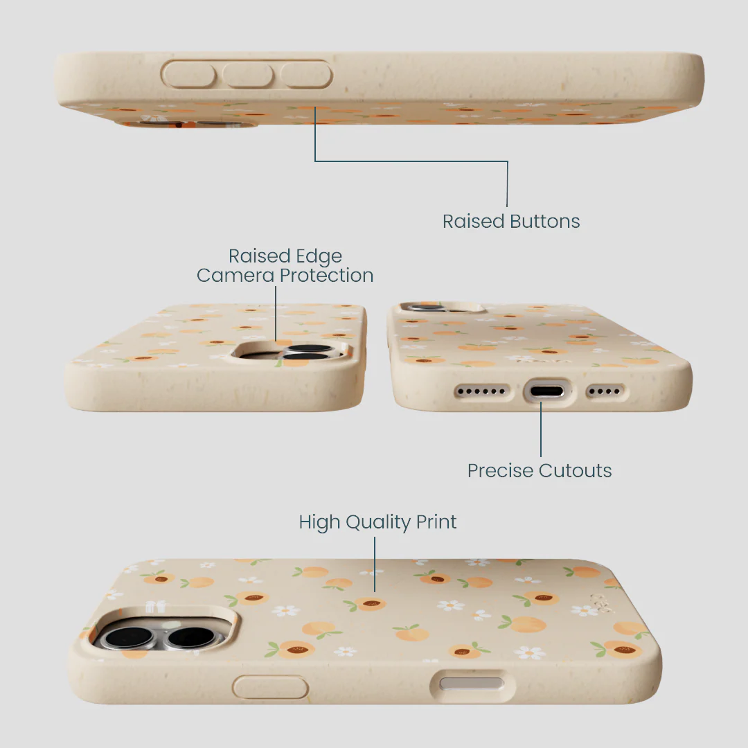 Seashell Feeling Peachy iPhone 16 Plus Case - Image 3
