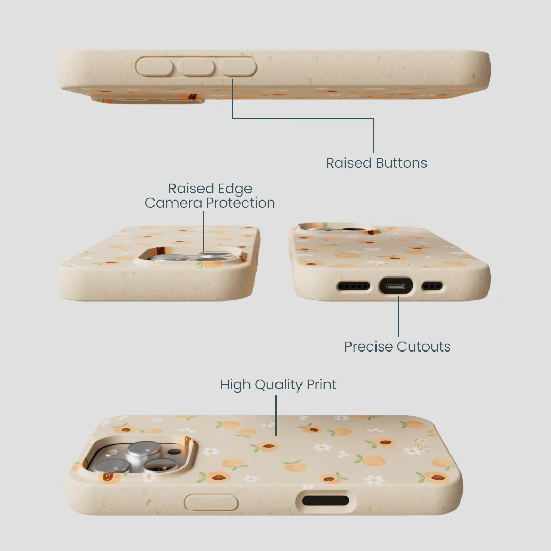 Seashell Feeling Peachy iPhone 16 Pro Case - Image 3