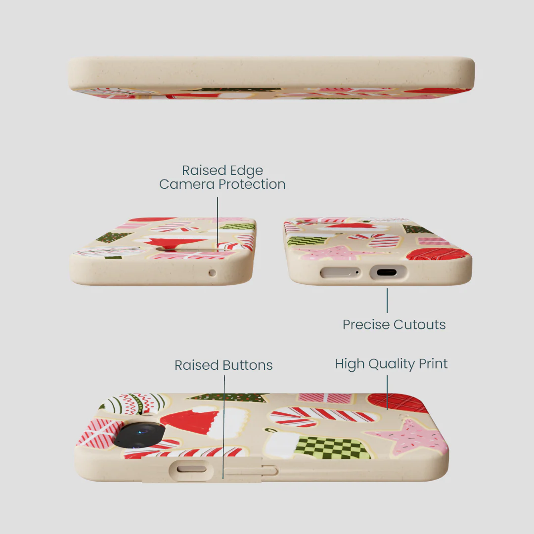 Seashell Festive Cookies Google Pixel 9a Case - Image 3