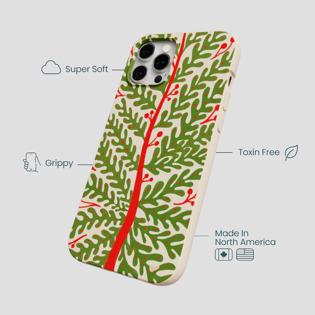 Seashell Festive Foliage iPhone 12 Pro Max Case - Image 4