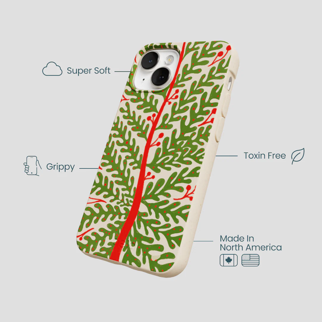 Seashell Festive Foliage iPhone 13 Case - Image 4