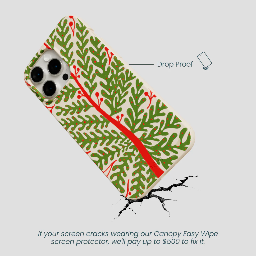 Seashell Festive Foliage iPhone 14 Pro Max Case - Image 5