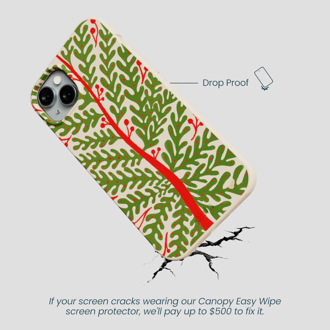 Seashell Festive Foliage iPhone 15 Plus Case - Image 5