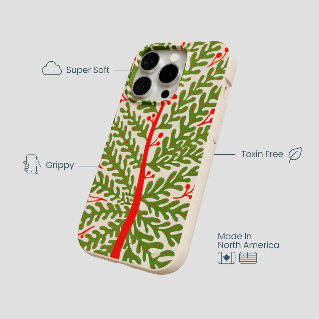 Seashell Festive Foliage iPhone 15 Pro Case - Image 4