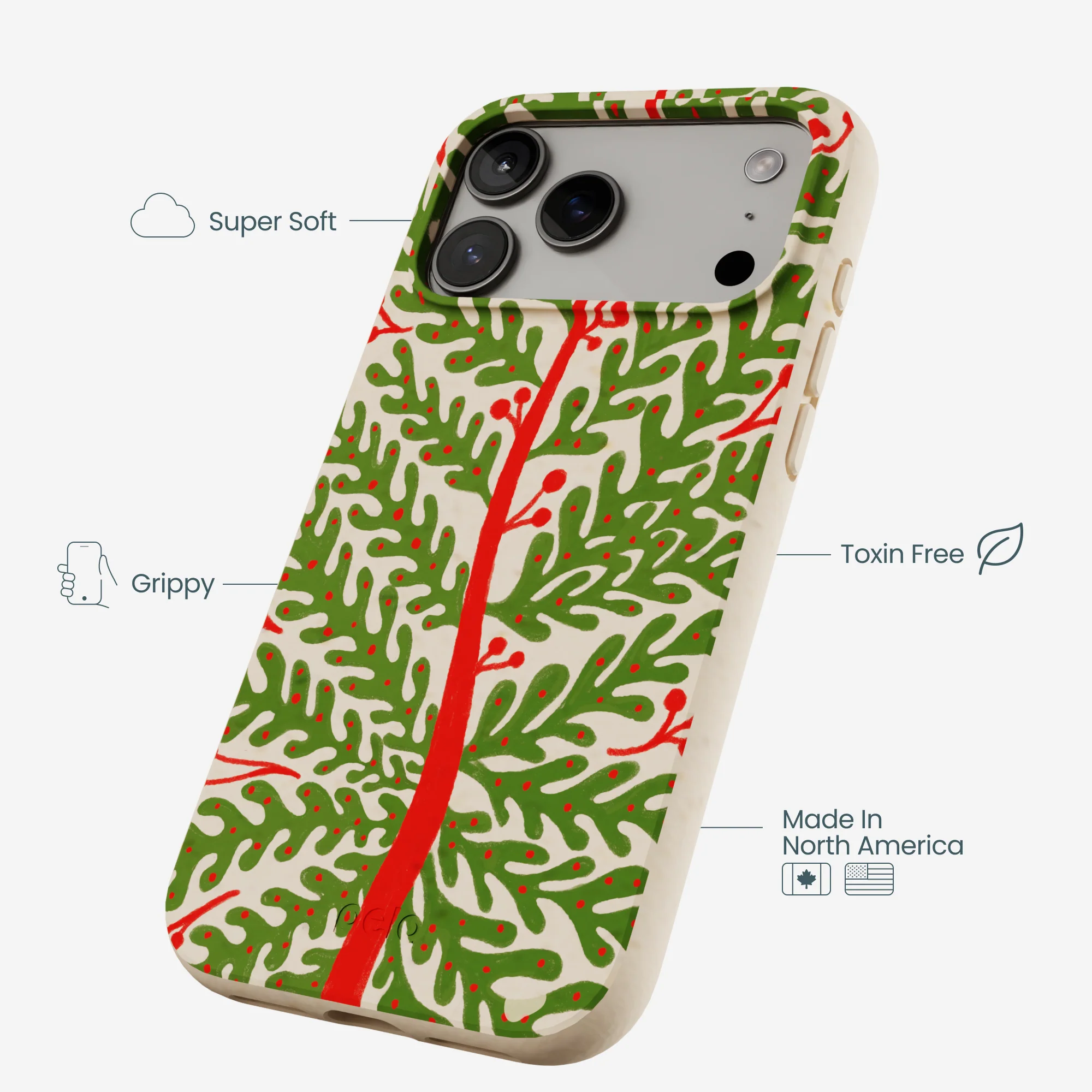 Seashell Festive Foliage iPhone 17 Pro Max Case - Image 4