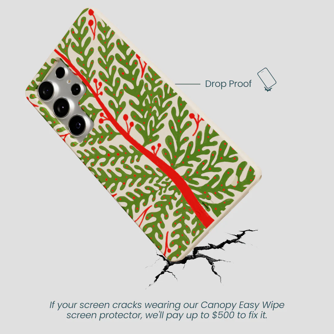 Seashell Festive Foliage Samsung Galaxy S25 Ultra Case - Image 5