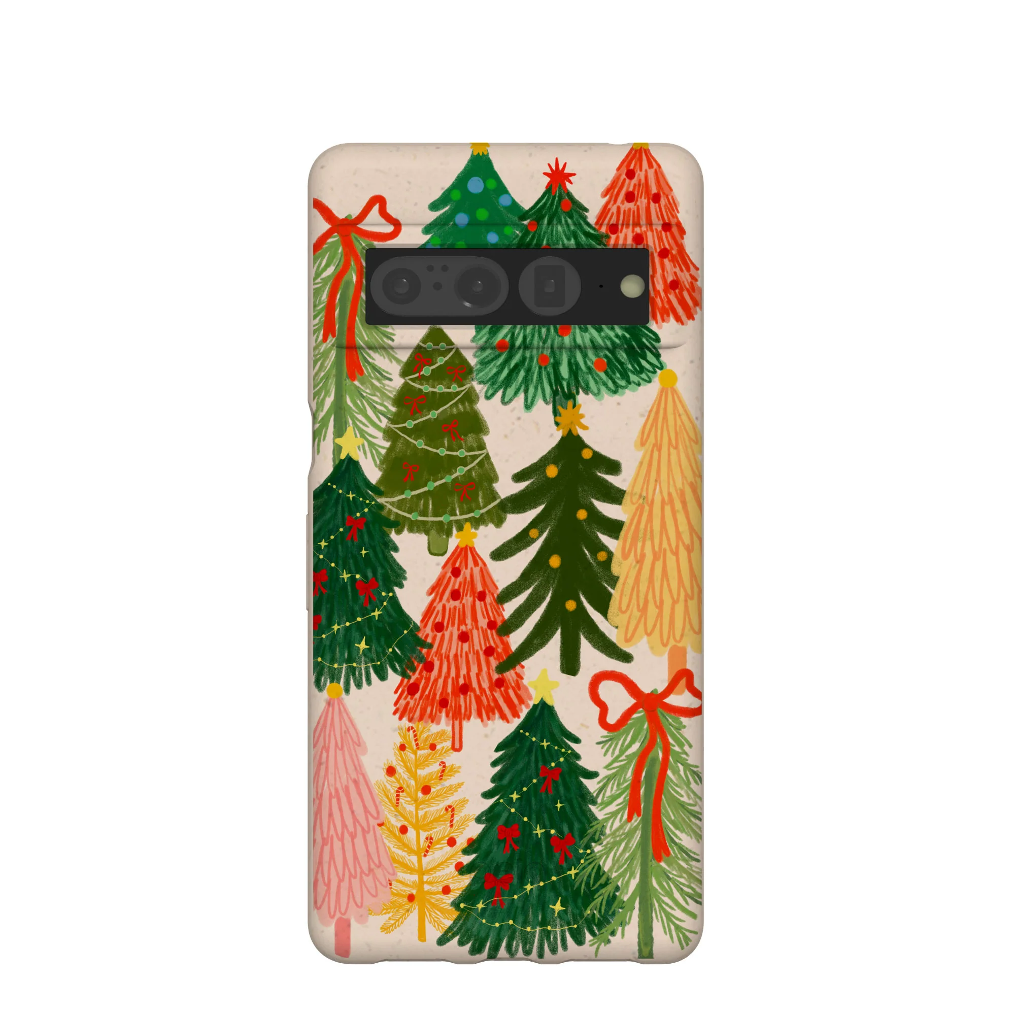 Seashell Festive Trees Google Pixel 7 Pro Case